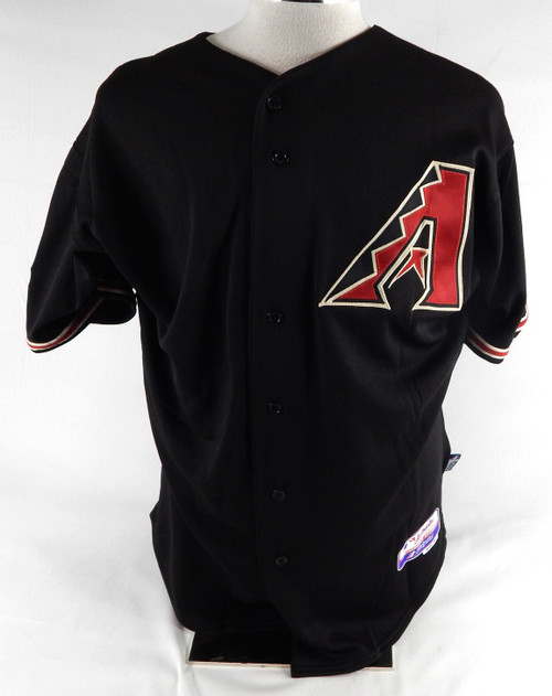 2008 Arizona Diamondbacks Jesus Merchan #4 Game Issued Black Jersey 10th Patch 0