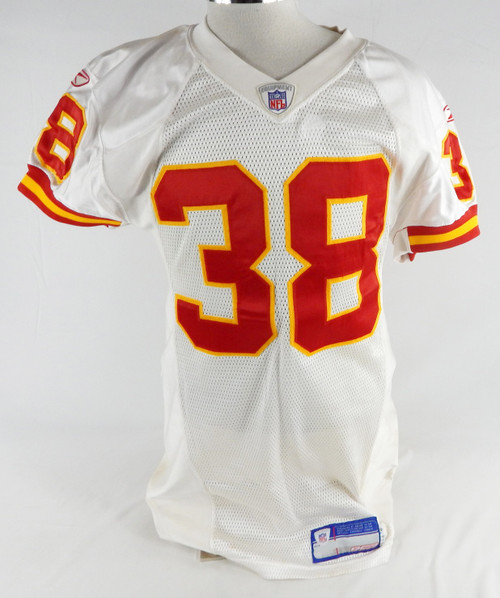 2003 Kansas City Chiefs Clint Finley #38 Game Issued White Jersey 46 309