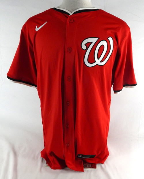 2025 Washington Nationals Jack Sinclair #75 Game Issued Red Jersey 46 08
