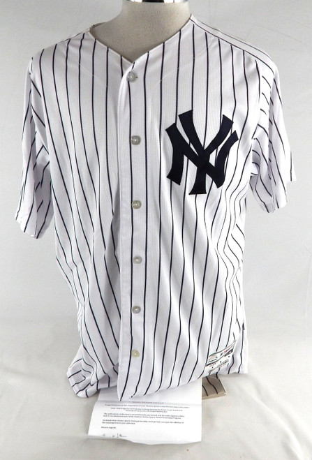 2019 New York Yankees Didi Gregorius #18 Game Issued P Used White Jersey ST OD