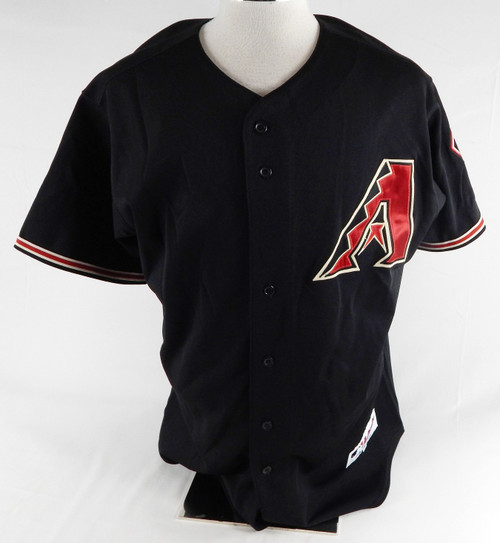 2007 Arizona Diamondbacks Brandon Medders #28 Game Used Black Jersey 48 399