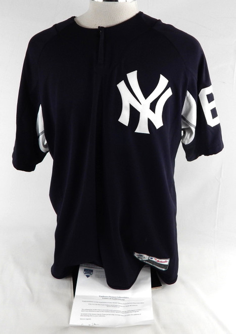 2018 New York Yankees A.J. Cole #67 Game Issued Pos Used Black Pullover Jersey 9