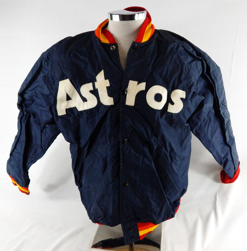 Houston Astros #21 Game Used Navy Bench Jacket 126