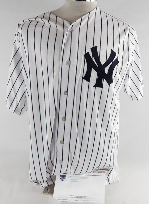 2018 New York Yankees Kellin Deglan #78 Game Used White Jersey ST Opening Day 1