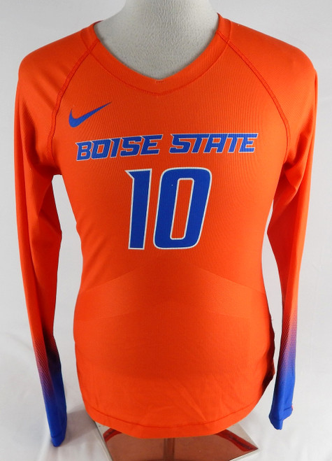 2022 Boise State Broncos #10 Game Used Orange Jersey Volleyball M DP105766