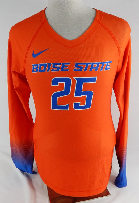 2022 Boise State Broncos #25 Game Used Orange Jersey Volleyball M DP105763