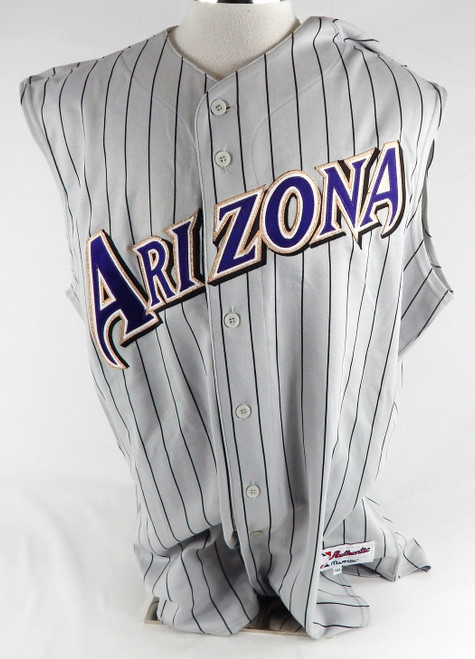2003 Arizona Diamondbacks John Patterson #24 Game Used Grey Vest Jersey 50 225