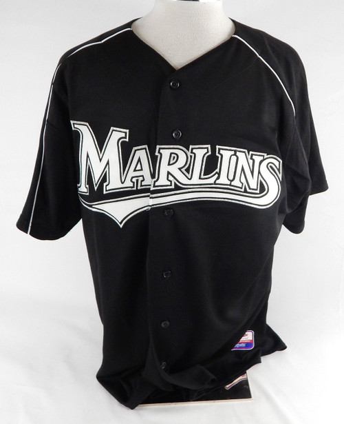 2003-06 Florida Marlins Wes Anderson #26 Game Used Black Jersey BP ST XL 647