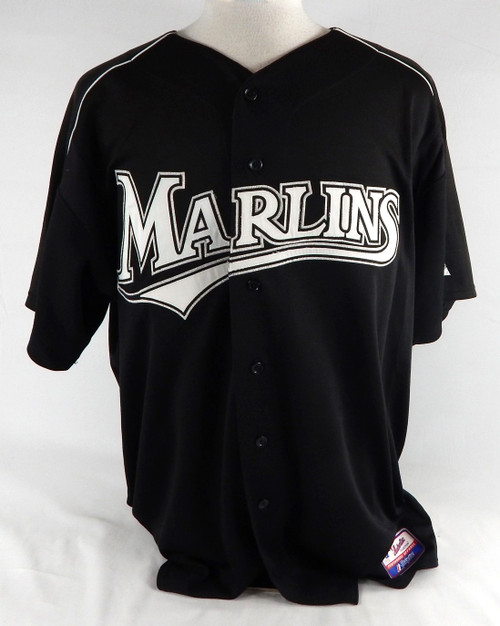 2003-06 Florida Marlins Scott Tyler #65 Game Used Black Jersey BP ST XXL 649