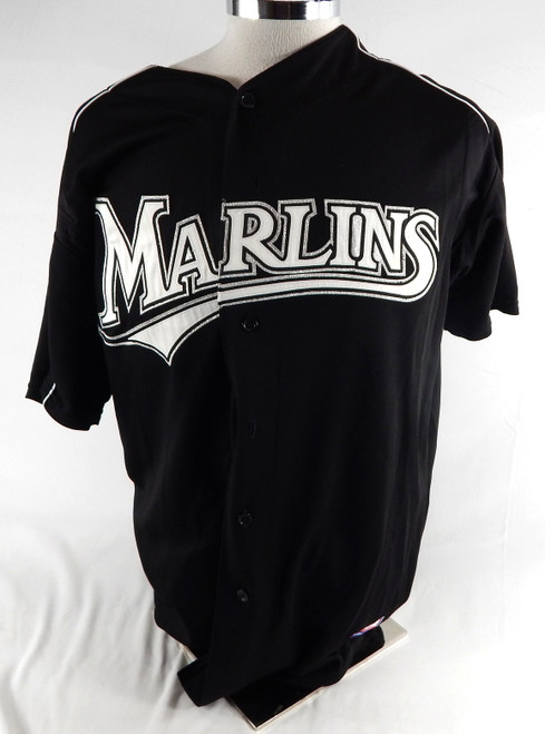 2003-06 Miami Marlins Doug Waechter #26 Game Used Black Jersey BP ST XL 793
