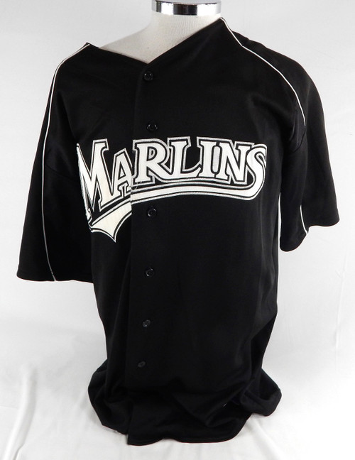 2003-06 Florida Marlins Rifkin #55 Game Used Black Jersey BP ST XXL 654