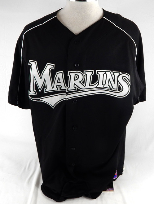 2003-06 Florida Marlins Alejandro De Aza #7 Game Used Black JerseyST BPXL 066