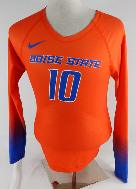 2022 Boise State Broncos #10 Game Used Orange Jersey Volleyball M DP105771