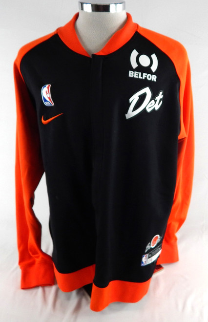 2024-25 Detroit Pistons Wendell Moore Jr #14 Game Used WarmUp Jacket Bad Boys 8