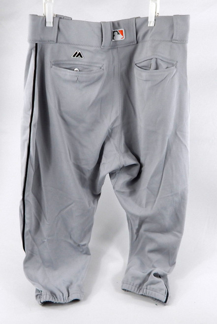 2016 Miami Marlins Giancarlo Stanton #27 Game Used Grey Pants 36-47-21 DP102382