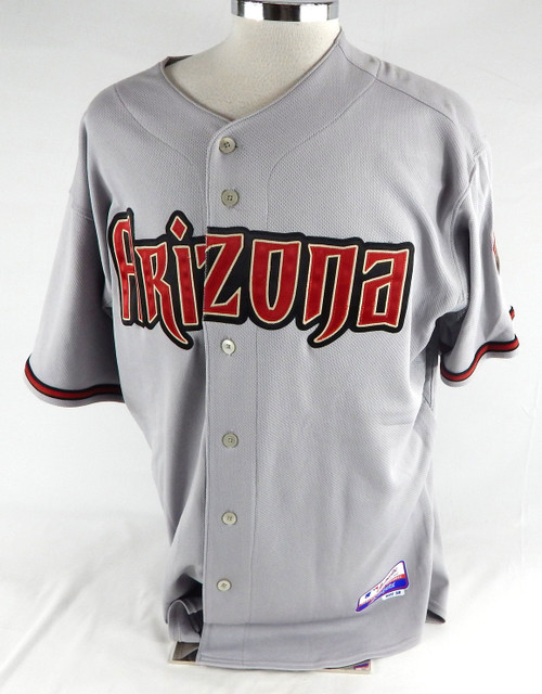 2010 Arizona Diamondbacks Kyler Newby #61 Game Used Grey Jersey 50 299