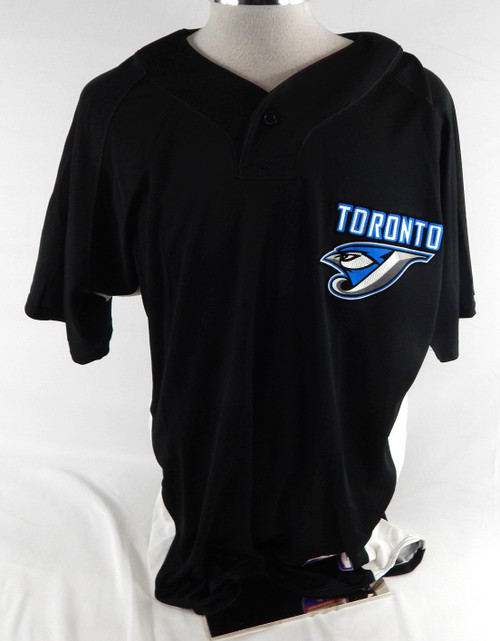 2004-06 Toronto Blue Jays Blank Game Issued Black Jersey BP ST 48 392