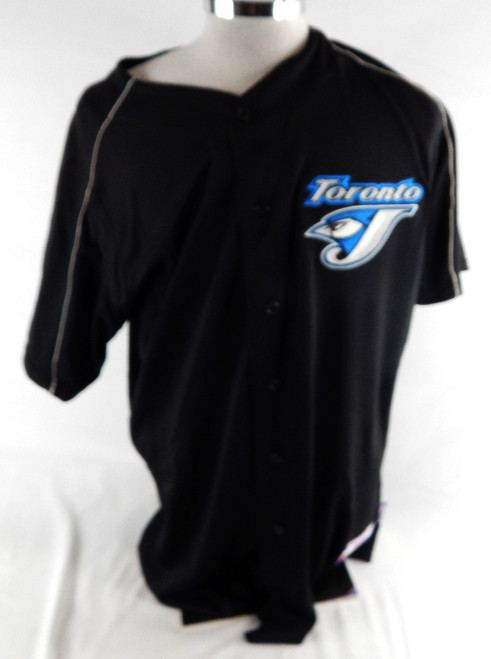 2004-06 Toronto Blue Jays Evan Crawford #34 Game Used Black Jersey BP ST 46 406