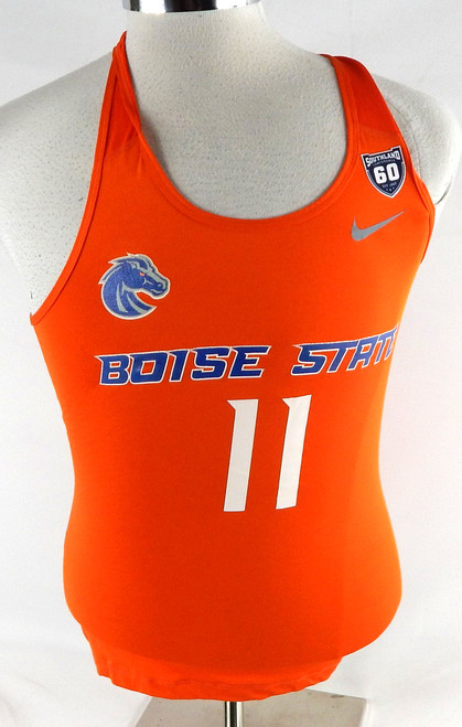 2018 Boise State Broncos #11 Game Used Orange Jersey 60 P Beach Volleyball M 7
