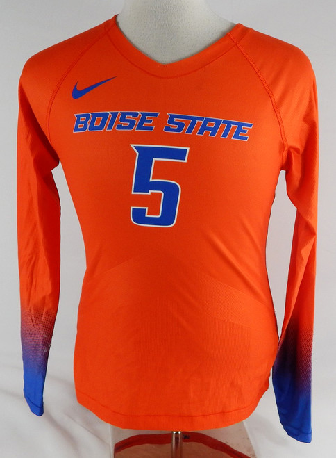 2022 Boise State Broncos #5 Game Used Orange Jersey Volleyball M 754