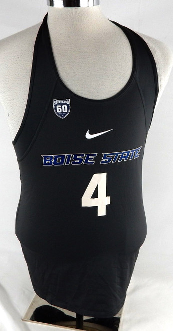 2018 Boise State Broncos #4 Game Used Black Jersey 60 Patch Beach Volleyball L 8