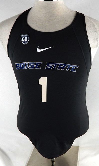 2018 Boise State Broncos #1 Game Used Black Jersey 60 Patch Beach Volleyball M 2