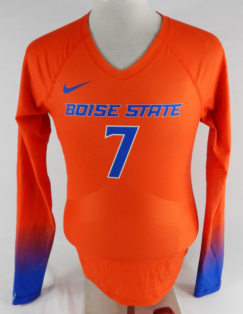 2022 Boise State Broncos #7 Game Used Orange Jersey Volleyball M 759
