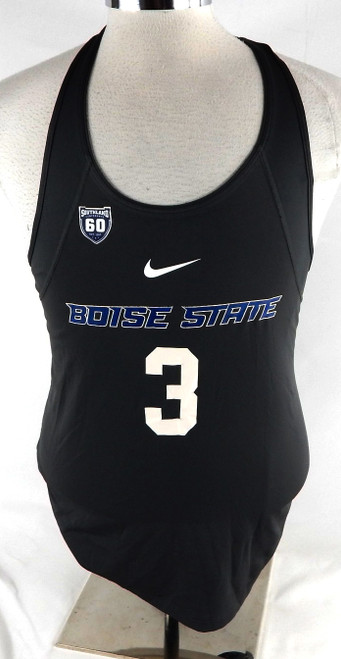 2018 Boise State Broncos #3 Game Used Black Jersey 60 Patch Beach Volleyball L 3