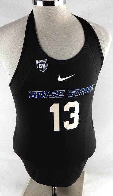 2018 Boise State Broncos #13 Game Used Black Jersey 60 Patch Beach Volleyball 4