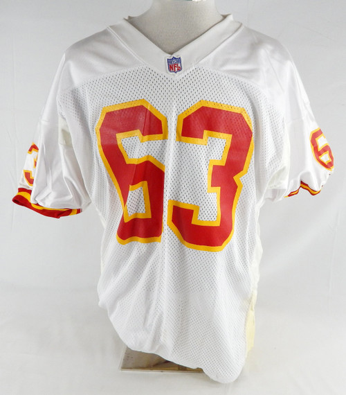 Kansas City Chiefs #63 Game Issued White Jersey 303
