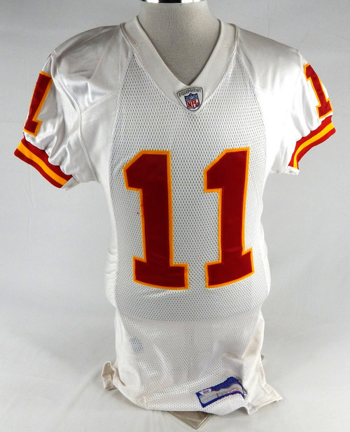 2002 Kansas City Chiefs R.Jones #11 Game Issued White Jersey 42 973