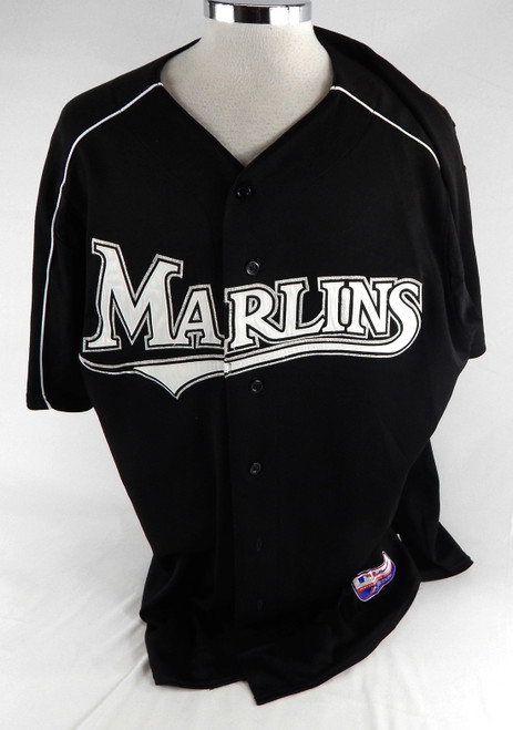 2003-06 Florida Marlins Michael Flannery #96 Game Used Black Jersey ST BP XXL 6