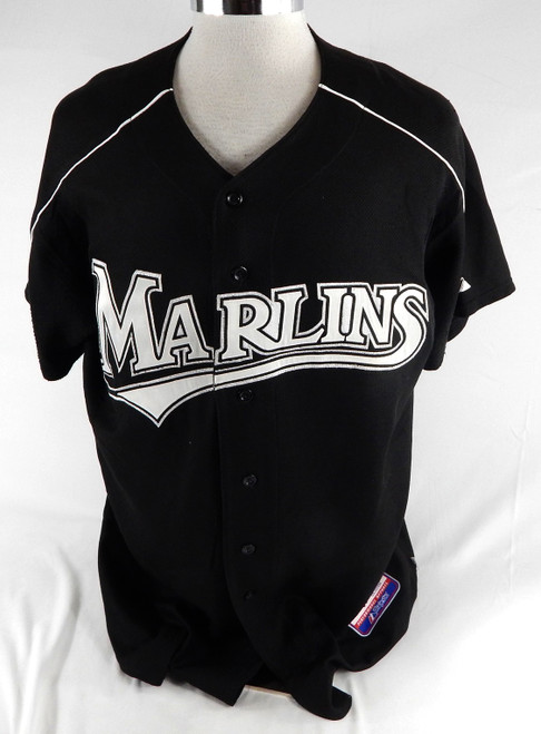 2003-06 Florida Marlins Wilson #24 Game Used Black Jersey ST BP XL 084