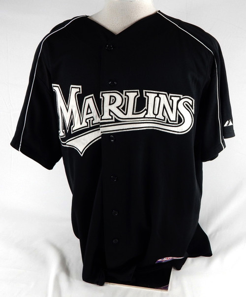 2003-06 Florida Marlins Derek Wathan #75 Game Used Black Jersey ST BP XL 081