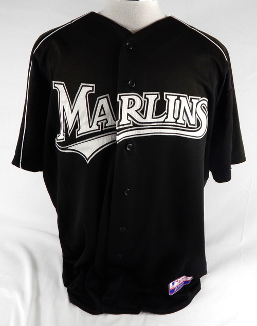 2003-06 Florida Marlins Matt Yourkin #71 Game Used Black Jersey ST BP XL 082
