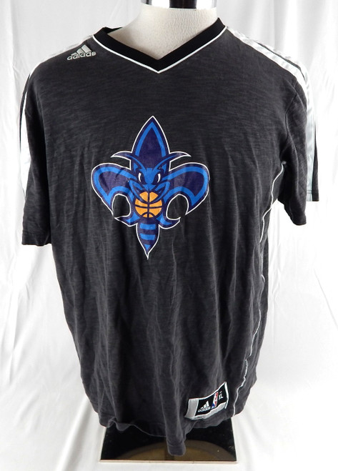 2012-13 New Orleans Hornets Al-Farouq Aminu #0 Game Used Black Shooting Shirt 8