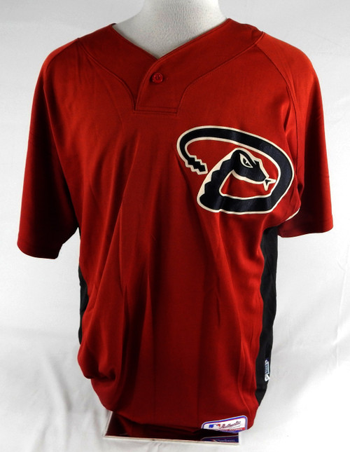 2007-10 Arizona Diamondbacks Danny Richar #64 Game Used Red Jersey ST BP 46 421