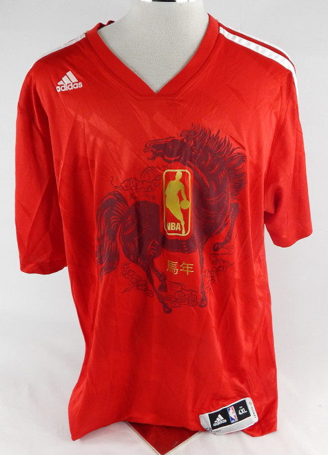 2012-13 Orlando Magic #54 Game Used Red Shirt Chinese New Year Celebration 2