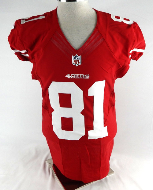 2015 San Francisco 49ers Anquan Boldin #81 Game Issued Red Jersey 40 855