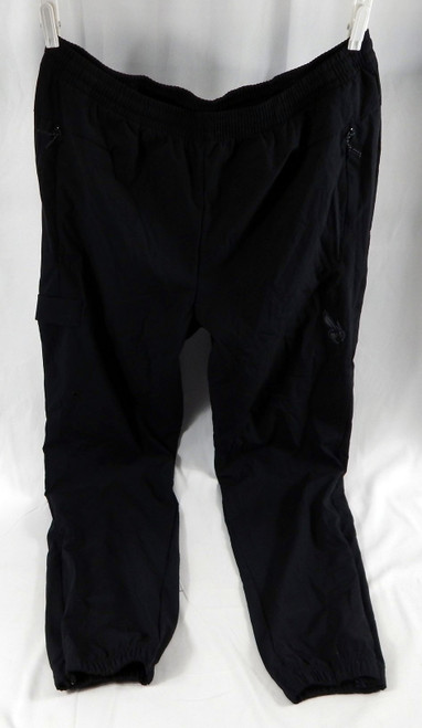 2016-17 Charlotte Hornets Jeremy Lamb #3 Game Used Black Warm Up Pants 3XL