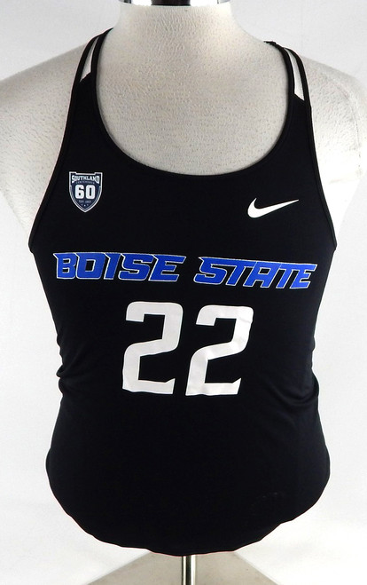 2018 Boise State Broncos #22 Game Used Black Jersey 60t Patch Beach Volleyball 9