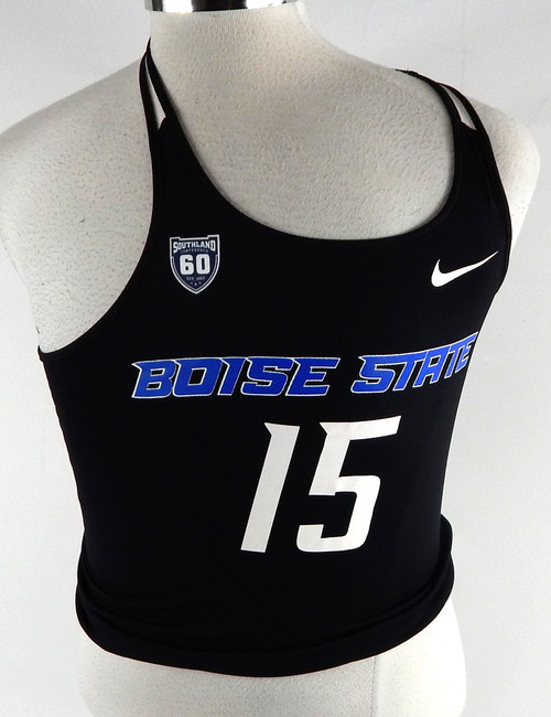 2018 Boise State Broncos #15 Game Used Black Jersey 60 P Beach Volleyball 7