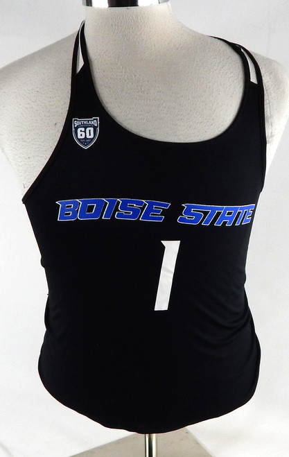 2018 Boise State Broncos #1 Game Used Black Jersey 60th Patch Beach Volleyball 8