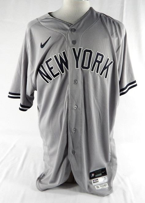 2020 New York Yankees Jordy Mercer #22 Game Issued Grey Jersey 50 DP85381