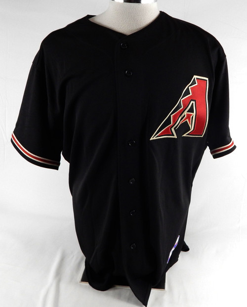 2009 Arizona Diamondbacks Cesar Valdez #43 Game Issued Black Jersey 48 494