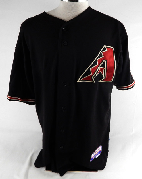 2008 Arizona Diamondbacks Brandon Medders #52 Game Used Black Jersey 10 Patch 6