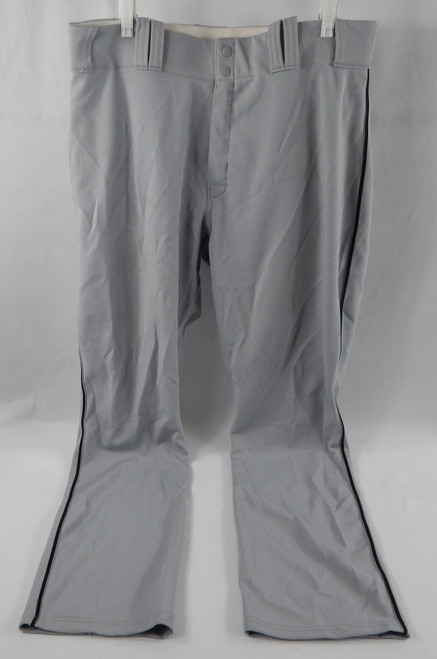 2017 Miami Marlins Hunter Cervenka #30 Game Used Grey Pants 38-50-35 414