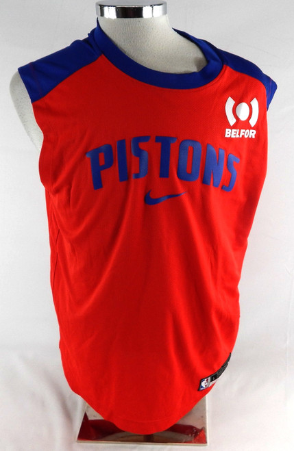2024-25 Detroit Pistons Jaden Ivey #23 Game Used Red Tank Top Shirt L 064