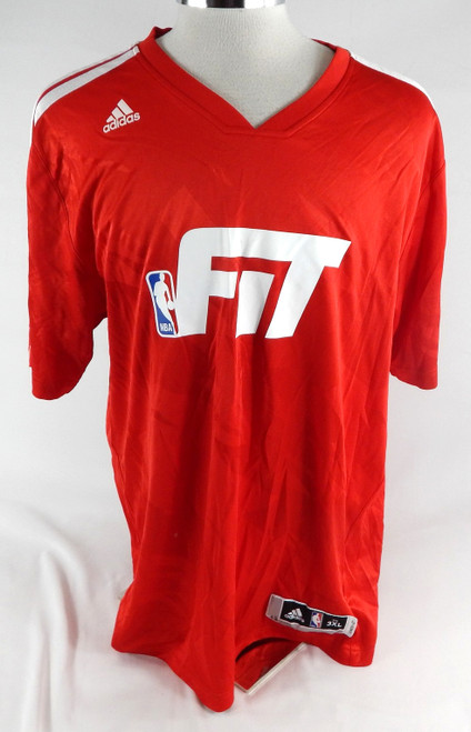 2013-14 Orlando Magic Tobias Harris #12 Game Used Red Shirt NBA Cares 3XL 959