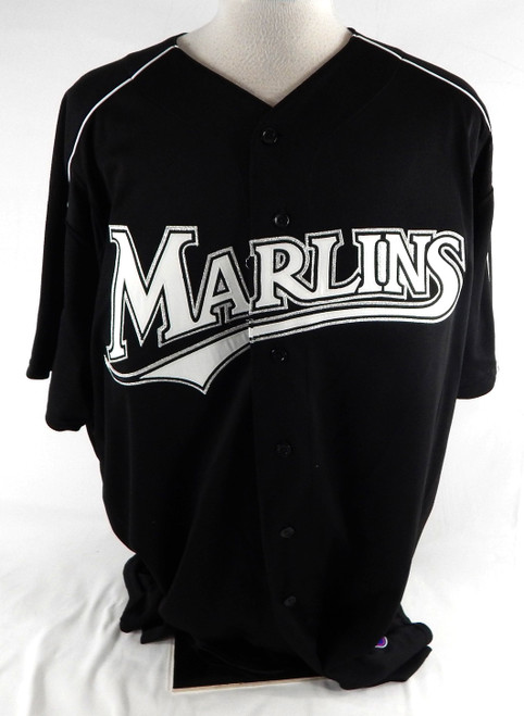 2003-06 Florida Marlins Hutchison #64 Game Used Black Jersey ST BP XXL 773